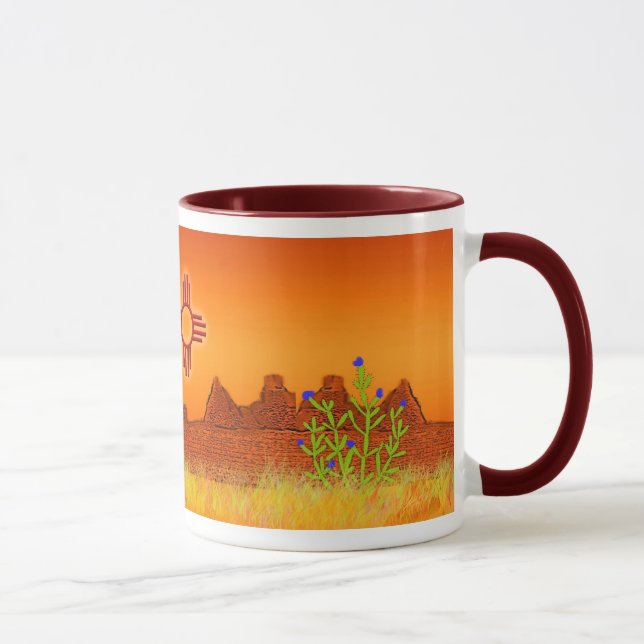 Zia Sun Mug (Right)