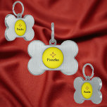 Zia Sun  Pet ID Tag<br><div class="desc">Let your dog/cat show their New Mexico Pride with this Personalized Zia Sun ID tag.</div>