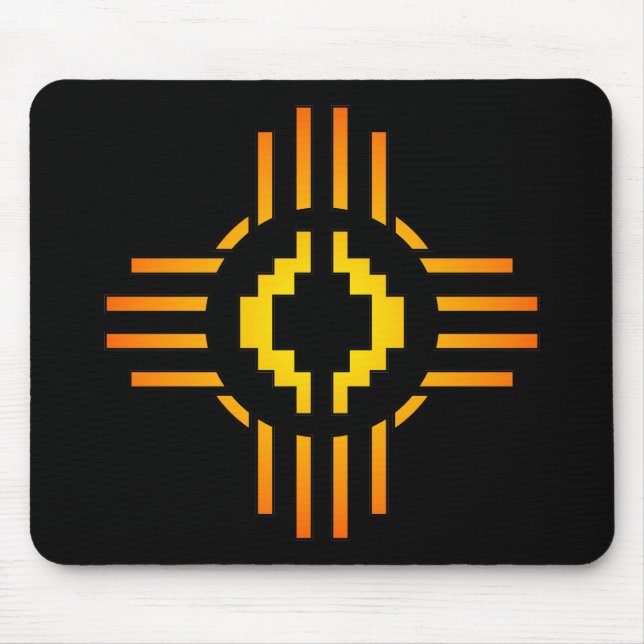 Zia Sun Sign Mouse Pad (Front)