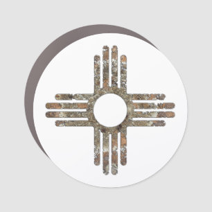 Zia Sun Symbol Car Magnet