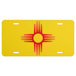 Zia Sun Symbol License Plate