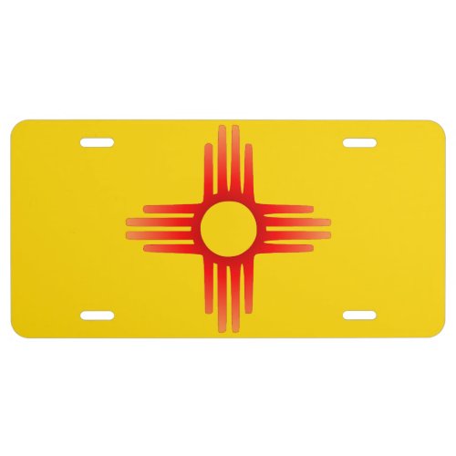 Zia Sun Symbol License Plate