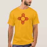 Zia Sun Symbol Of New Mexico T-shirt at Zazzle