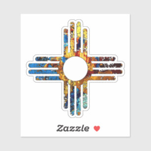 Zia Sun Symbol Sticker
