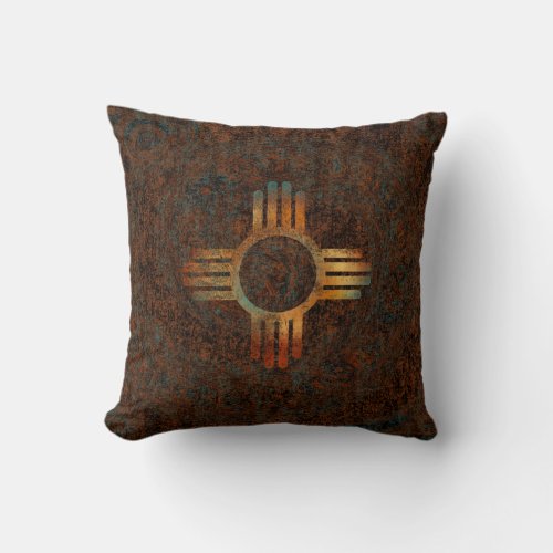 Zia Sun Throw Pillow