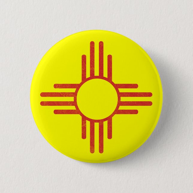 Zia Vintage Button (Front)