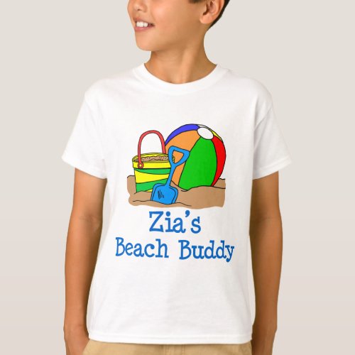 Zias Beach Buddy Cute Design T_Shirt