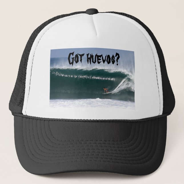 Zicatela, Got huevos? Trucker Hat (Front)