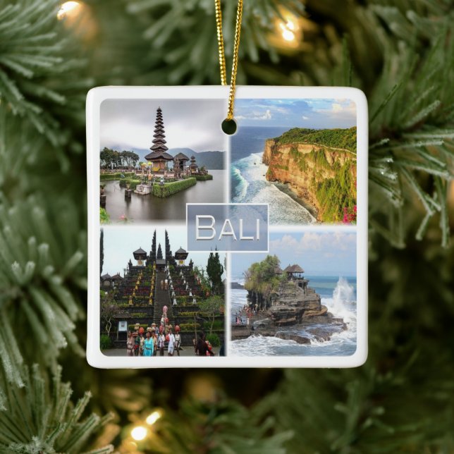 zID006 BALI, Indonesia, Asia, Ceramic Ornament (Tree)