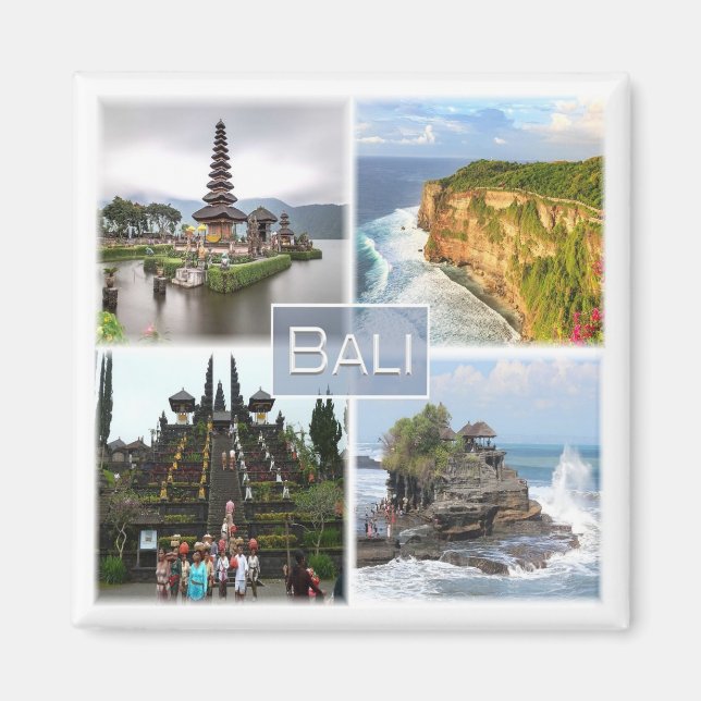 zID006 BALI, Indonesia, Asia, Fridge Magnet (Front)