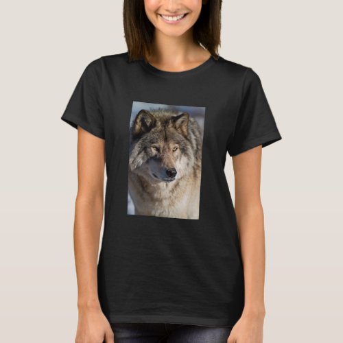 Zidika wolf face T_Shirt