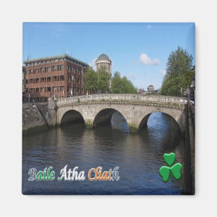 zIE008 DUBLIN, Ireland, Fridge Magnet