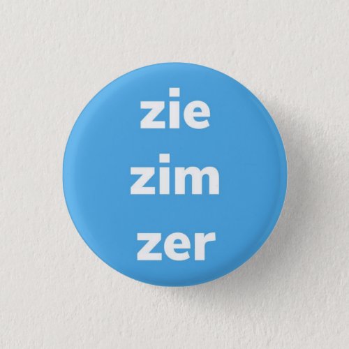 ZieZimZer Pronouns Pin Button