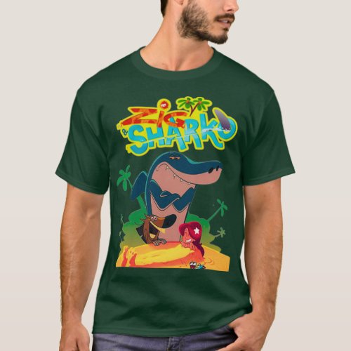 Zig Adventures And Sharko GamesFunny 3 T_Shirt