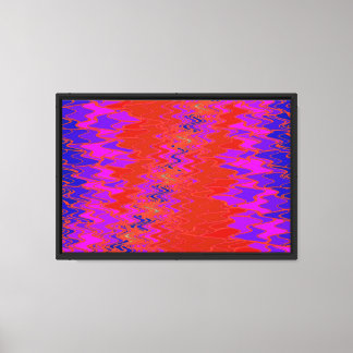 Zig Zag 11 Wrapped Canvas Print