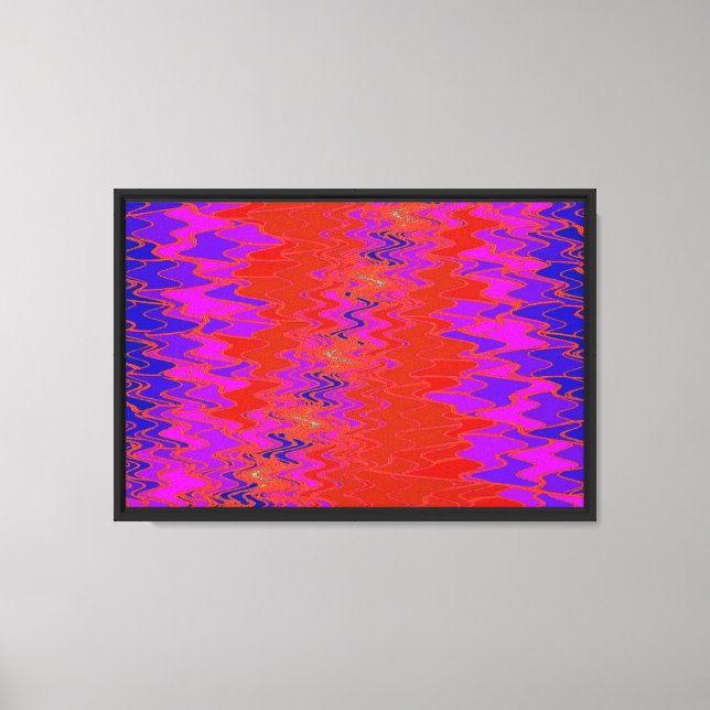 Zig Zag 11 Wrapped Canvas Print (Front)