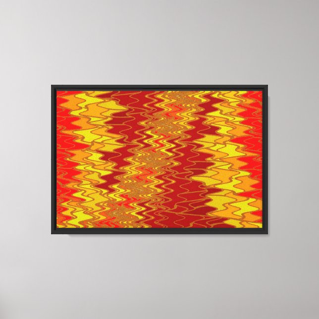 Zig Zag 13 Wrapped  Canvas Print (Front)