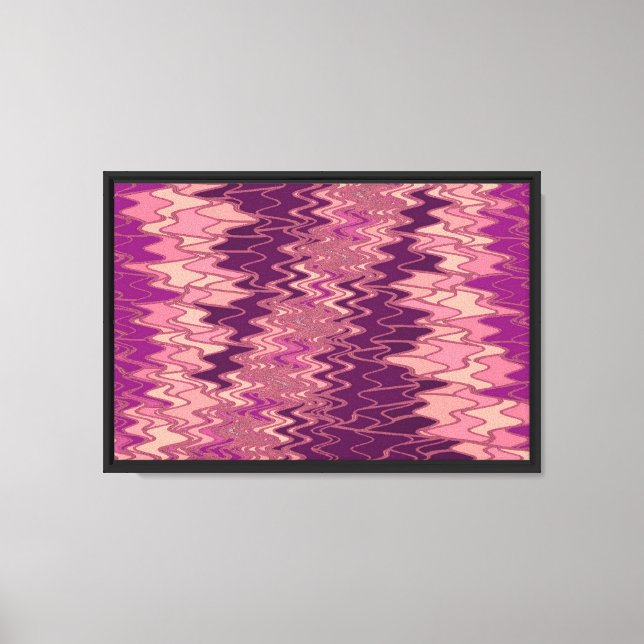 Zig Zag 14 Wrapped Canvas Print (Front)