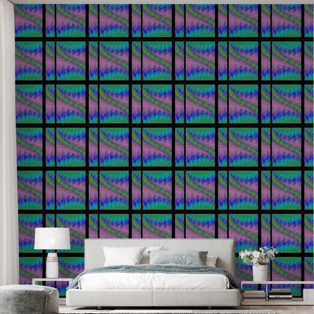 ZIG ZAG 4 Postcard Wallpaper (Bedroom)