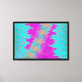 Zig Zag 6 Wrapped Canvas Print
