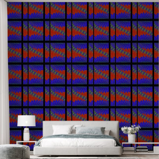 ZIG ZAG 7 Postcard Wallpaper (Bedroom)