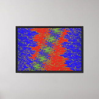 Zig Zag 7 Wrapped Canvas Print
