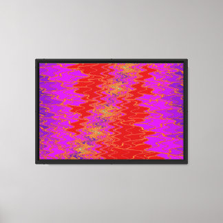 Zig Zag 8 Wrapped  Canvas Print