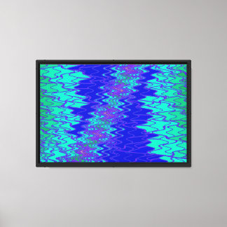 Zig Zag 9 Wrapped  Canvas Print