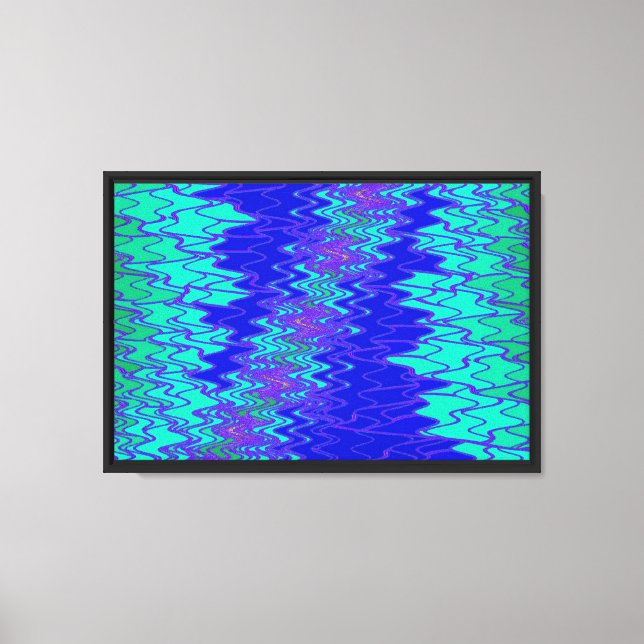 Zig Zag 9 Wrapped  Canvas Print (Front)