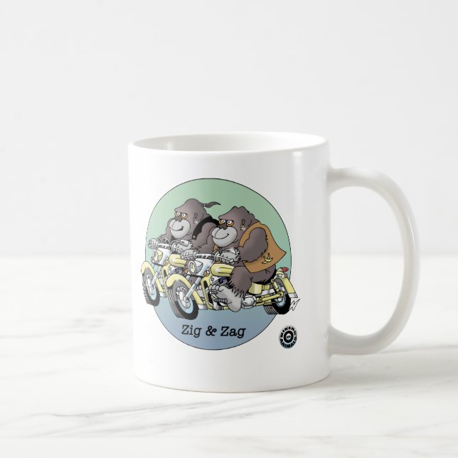 Zig & Zag - Bikers are Animals © Mug (Right)