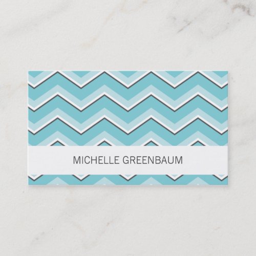 Zig Zag Calling Card Business Card Templates