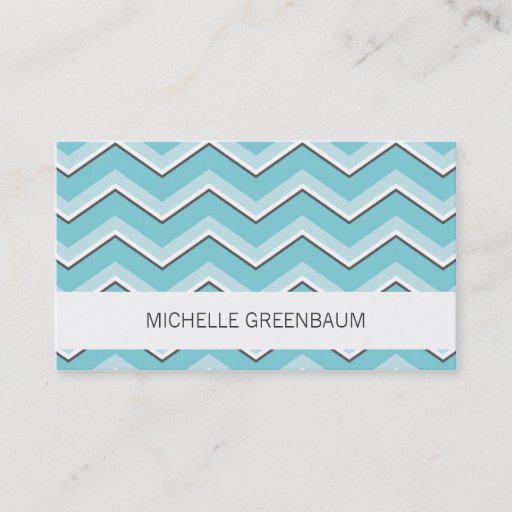 Customizable Zig Zag Calling Card Business Card Templates