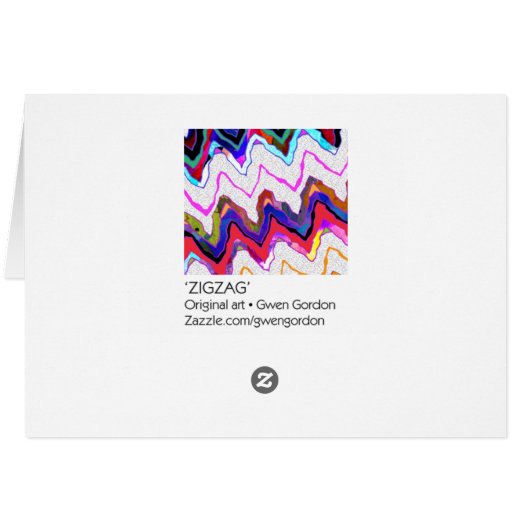 ZIG ZAG CARDS (Back Horizontal)