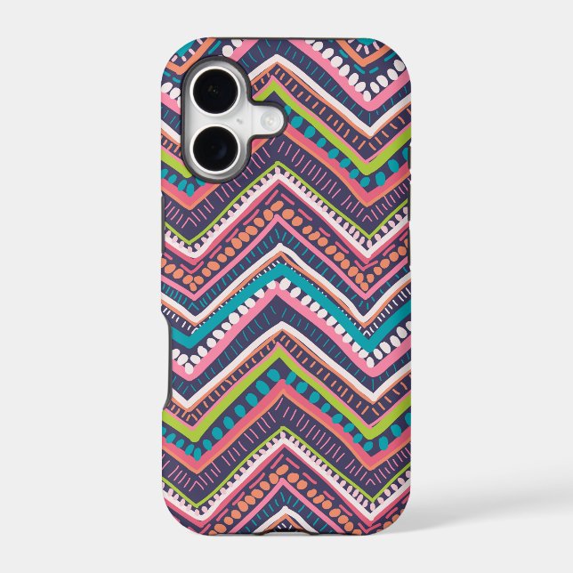 Zig Zag Chevron Iphone Case (Back)