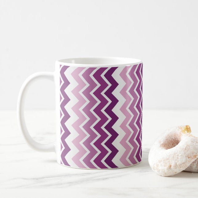 ZIG ZAG COFFEE MUG (With Donut)