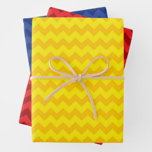 Zig Zag Gift Wrap Trio