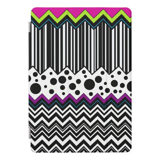 Zig Zag Pattern iPad Pro Cover (Front)