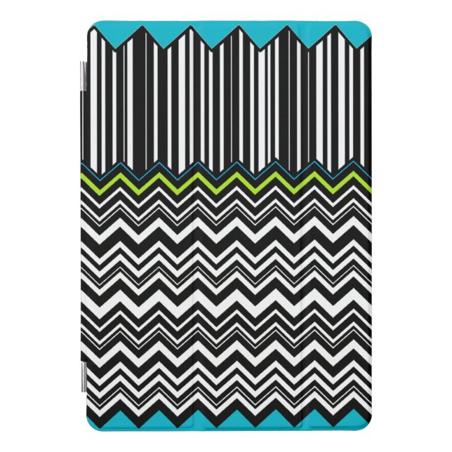 Zig Zag Pattern iPad Pro Cover (Front)