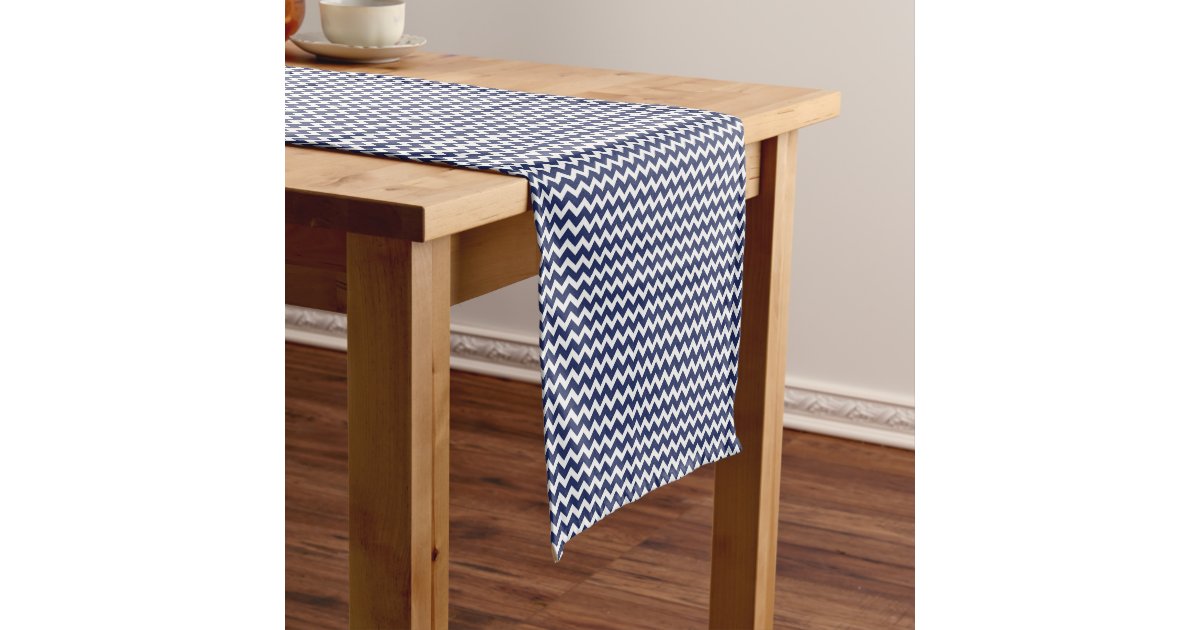 Zig Zag Print Table Runner | Zazzle