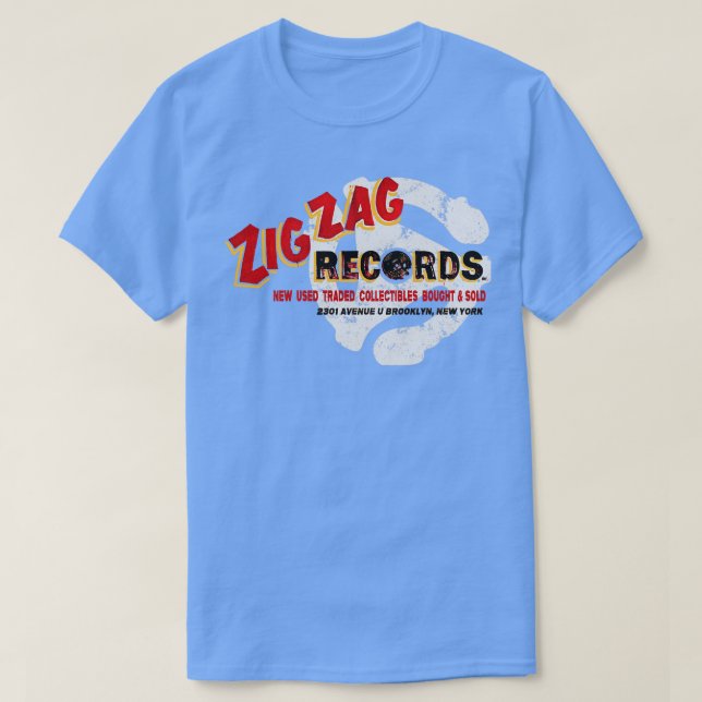 Zig Zag Records T-Shirt (Design Front)