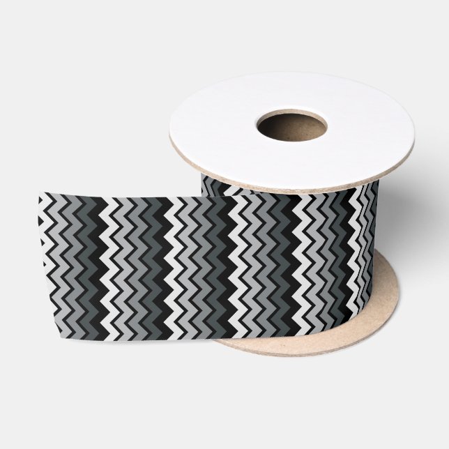 ZIG ZAG SATIN RIBBON (Spool)