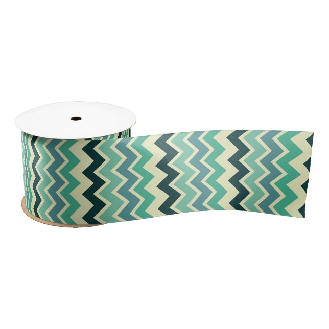 ZIG ZAG SATIN RIBBON (Spool)