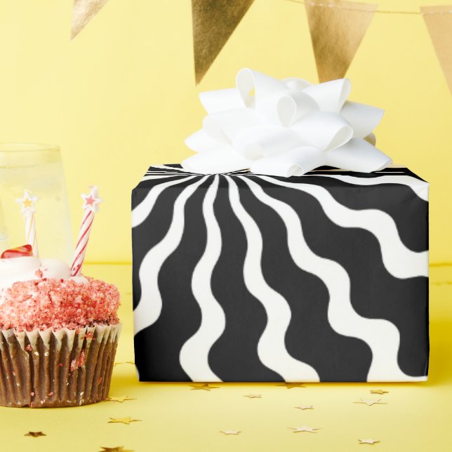 Zig Zag Spiral Wrapping Paper (Birthday Party)