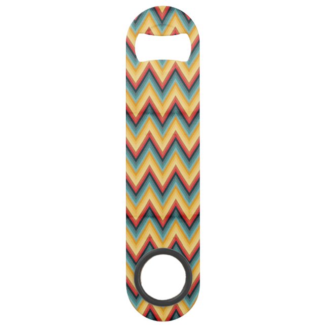 Zig Zag Striped Background 2 Bar Key (Front)