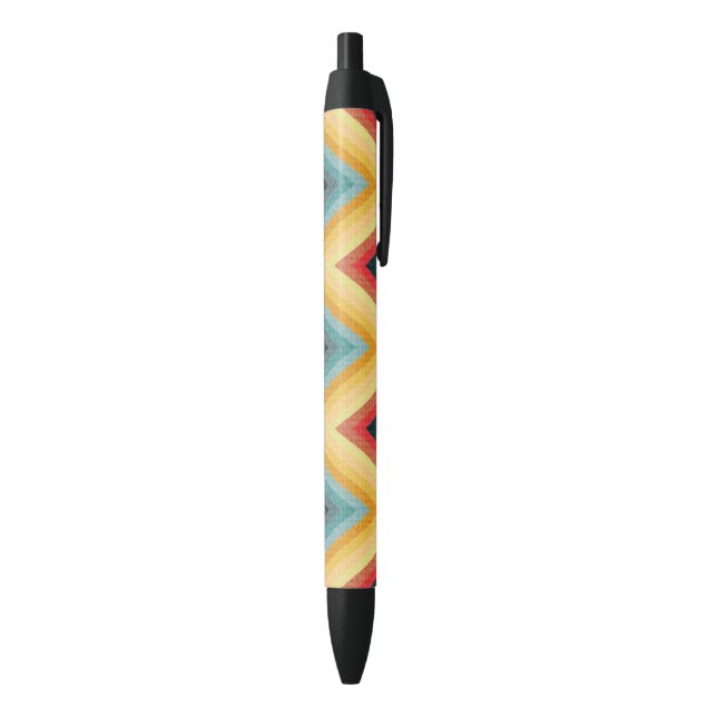 Zig Zag Striped Background 2 Pen (Bottom (Vertical))