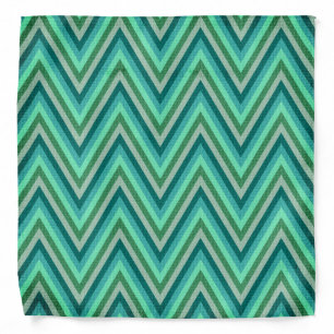 Zig Zag Striped Background Bandana