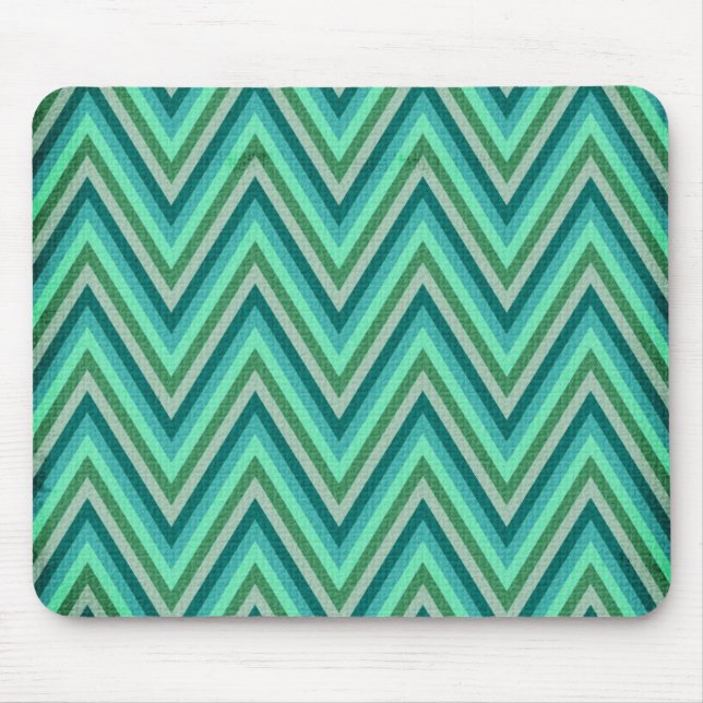 Zig Zag Striped Background Mouse Pad (Front)