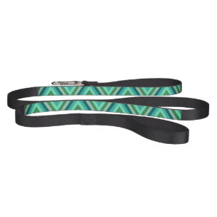 Zig Zag Striped Background Pet Leash