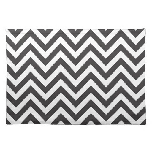 Zig Zag Striped Pattern Zazzle Template Background Placemat | Zazzle