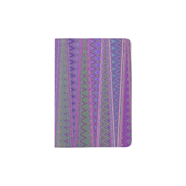 ZIG ZAGGING IN THE FOURTH UNIVERSE PASSPORT HOLDER (Front)